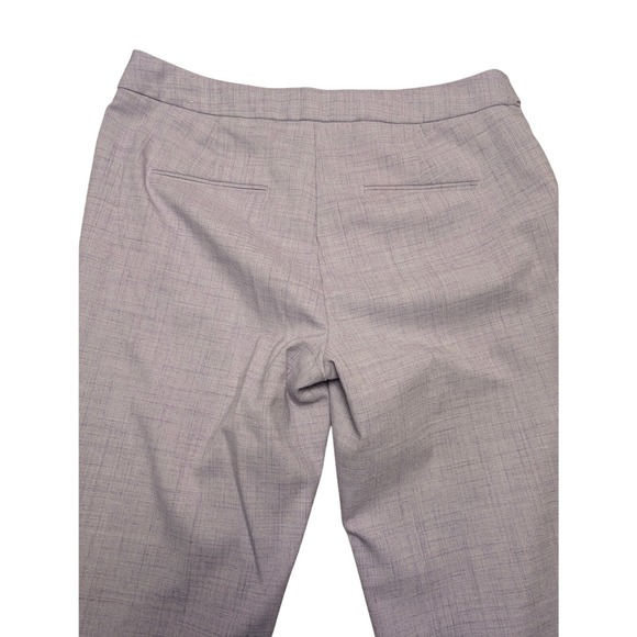 Ann Taylor Women's Dress Pants Purple Plaid Stretch Size 6 Career Summer Event - Picture 2 of 3